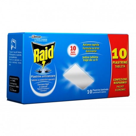 Piastrine antizanzare - 10 pz.
