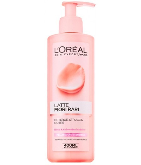 Fiori Rari Latte Detergente Pelli Secche e Sensibili 400 ml