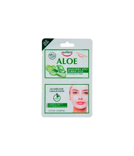 Aloe Maschera Viso Purificante 2 x 7,5 ml