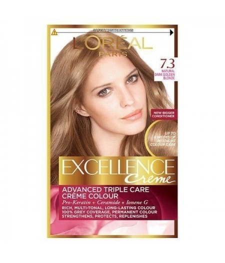 Excellence Creme Crema Colorante 7.3 Biondo Dorato