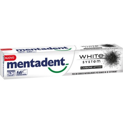 Dentifricio White System Carbone attivo 75 ml