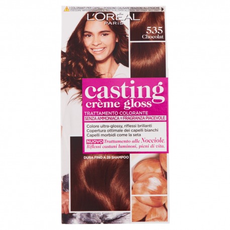 Tinta Per Capelli Casting Creme Gloss Senza Ammoniaca N535 Chocolat
