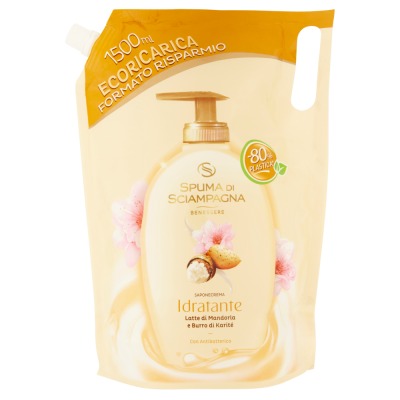 Ecoricarica Sapone Liquido Latte di Mandorla 1,5 L