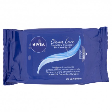 Creme Care Salviettine Struccanti Viso 25 pz