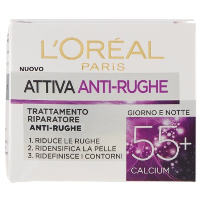 Attiva Antirughe 55+ - Crema Viso Giorno e Notte 50 ml