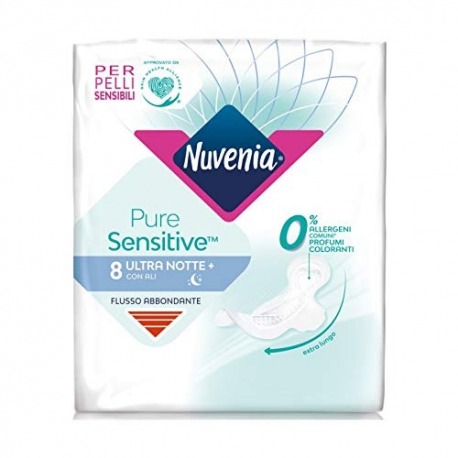 Pure Sensitive Ultra Notte Con Ali 8Pz