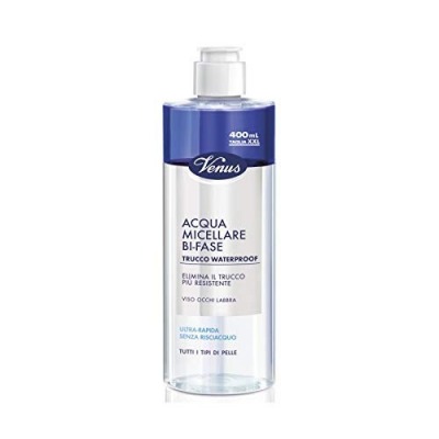 Acqua Micellare Bifase Trucco Waterproof 400 Ml