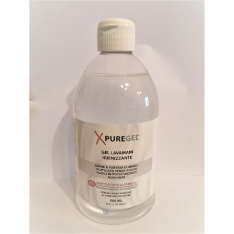 Gel Igienizzante Lavamani - Puregel 500 ml