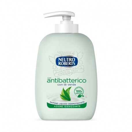 Sapone Liquido Con Antibatterico Te'' Verde Azione Igienizzante Dispenser200 Ml'