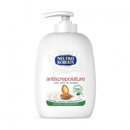 Sapone Liquido Antiscrepolature Con Olio Di Argan Azione Igienizzante Dispenser 200 Ml