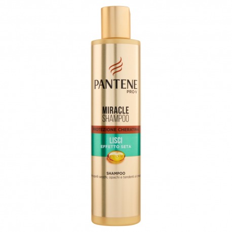 Pantene Pro-V Miracle Shampoo Protezione Cheratina Lisci Effetto Seta 250 ml