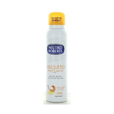Deodorante Spray Asciutto Legno Sandalo e Patchouli 150 ml