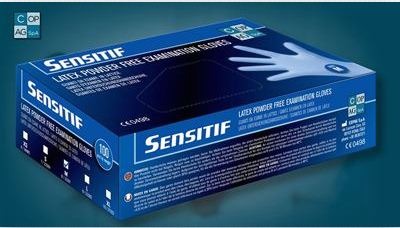 Sensitif 100 Guanti Lattice Mis. L