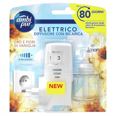 Ambipur Starter Kit Lenor Oro E Fiori Di Vaniglia 20 Ml