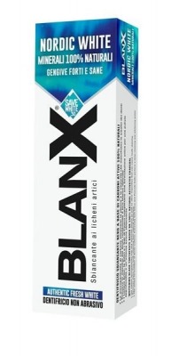 Blanx Dentifricio 75ml O3x Sbiancante Non Abrasivo Ai Licheni Artici Nordic White