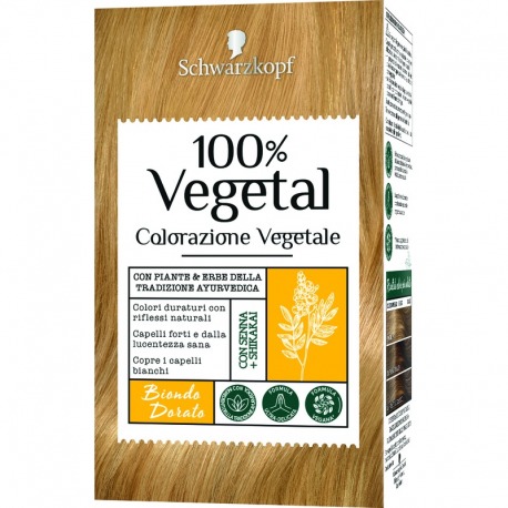 Schwarzkopf 100% Vegetal Colorazione Vegetale Biondo Dorato