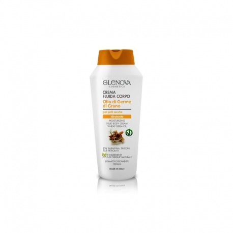Glenova Crema Fluida Corpo Olio Di Germe Di Grano 300 Ml