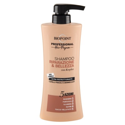 Biopoint shampoo riparazione & bellezza 400 ml