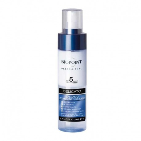 Biopoint Professional Delicato Balsamo 5 Azioni Ultra Morbidezza Bifase Tutti I Tipi Di Capelli 200 Ml