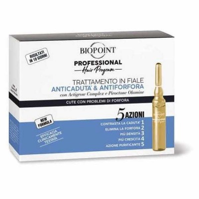 Biopoint Professional Hair Program Fiale Anticaduta E Antiforfora Uomo Ble 10 X 7Ml