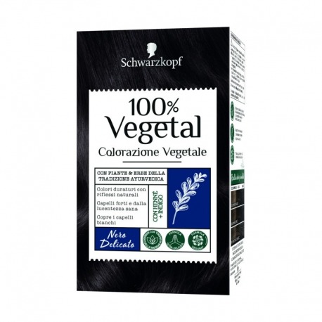 SCHWARZKOPF 100% VEGETAL COLORAZIONE VEGETALE NERO DELICATO