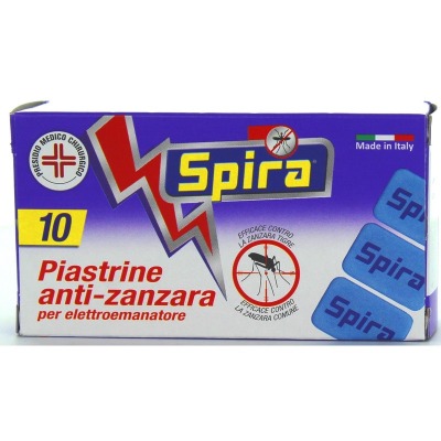 Piastrine Anti-Zanzara Per Elettroemanatore 10 Pz