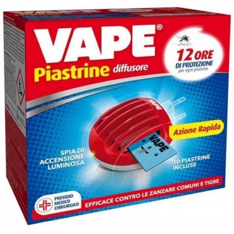 Elettroemanatore Piastrine Con Spina + 10 Piastrine Classic