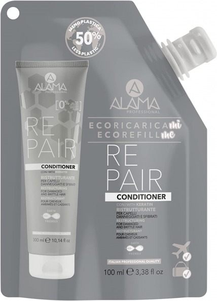 Eco-Refillme Repair Conditioner Ristrutturante Per Capelli Danneggiati E Sfibrati - 100 ml
