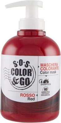 S.O.S Color & Go Maschera Colorante Rosso 300 ml