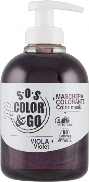 S.O.S Color & Go Maschera Colorante Viola 300 ml