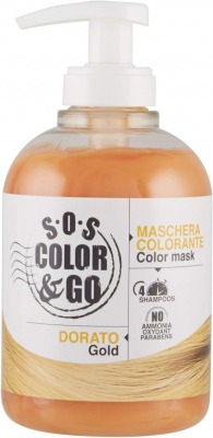 S.O.S Color & Go Maschera Colorante Dorato 300 ml