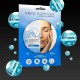 Maschera In Tessuto Viso Anti Rughe Tonificante