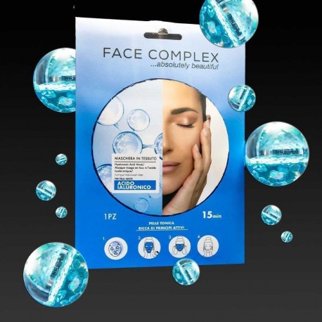 Maschera In Tessuto Viso Anti Rughe Tonificante