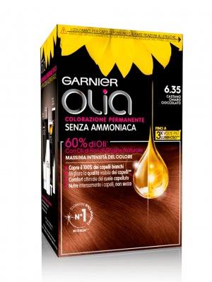 Olia Colorazione Permanente Castano Chiaro Ciccolato N 6_35