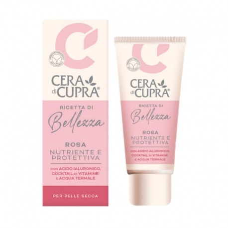 Ricetta Di Bellezza Crema Viso Rosa Nutriente E Protettiva Pelle Secca Tubo 75 Ml