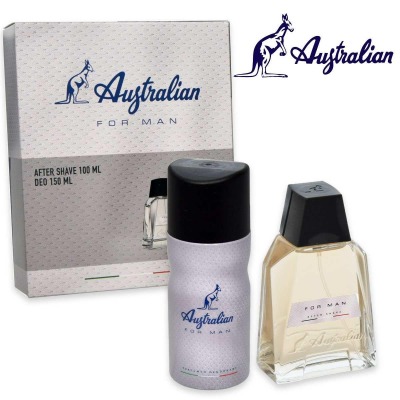 Australian bianco after shave 100 ml + deo 150 ml for man