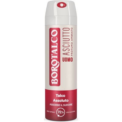 Deodorante Uomo Spray Asciutto Profumo Ambrato 150 Ml