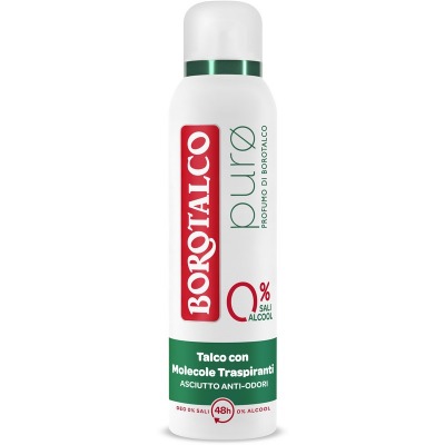 Puro Deodorante Spray 0% Sali Profumo Di Borotalco 150 Ml