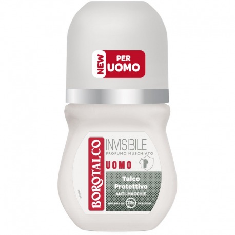 Deodorante Uomo Roll-On Invisible Profumo Muschiato 50 Ml