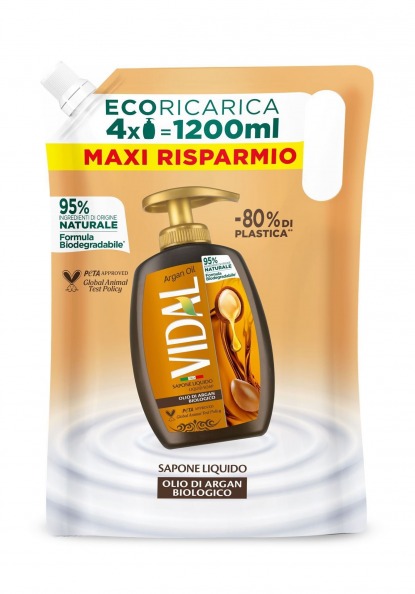 Sapone Liquido Ecoricarica 1200 ml Argan