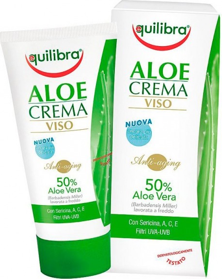 Aloe Crema Per Il Viso Antiaging E Antirughe 50Ml