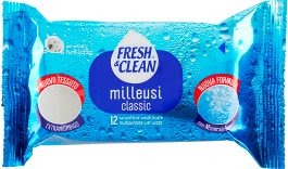 Milleusi Classic 12 Salviettine Umidificate | Fresh&Clean