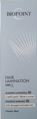 Biopoint Hair Lamination Step 1 - Shampoo Lucentezza 3D 200 Ml