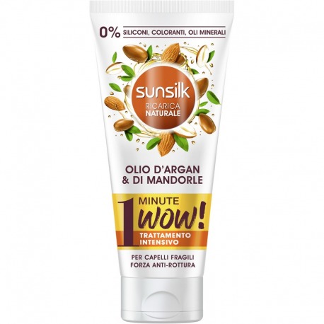 1 Minute Wow Olio D`Argan & Di Mandorle Per Capelli Fragili 180 ml