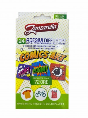 24 Adesivi Adesivi Per Zanzare 72 Ore Comics