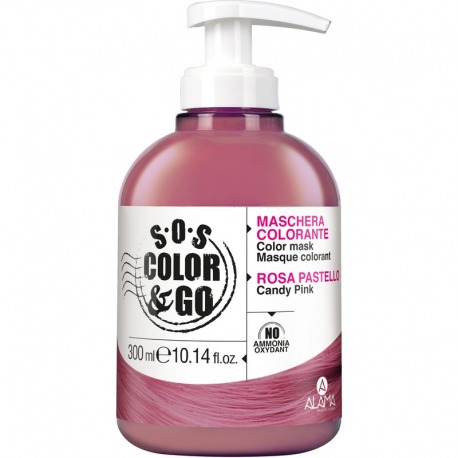 Sos Color E Go Maschera Colorante Rosa Pastello 300ml
