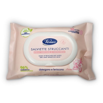 Salviette Struccanti Pelli Secche E Sensibili 20Pz