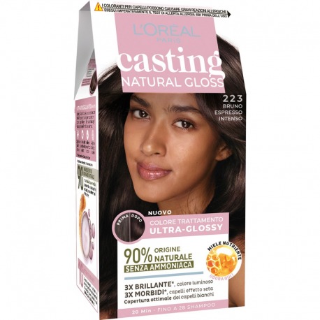 Casting Natural Gloss Colore Trattamento Ultra Glossy Senza Ammoniaca 223 Bruno Espresso Intenso