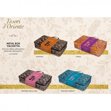 Tesori D` Oriente Metal Box varie fragranze
