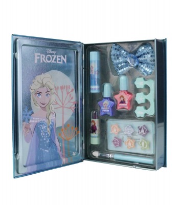 Custodia per trucchi Frozen Book Tin - Elsa e Anna